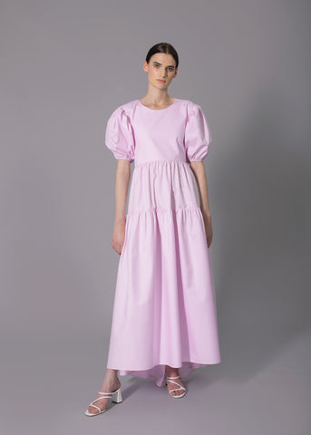 'BULOT' pale pink long dress