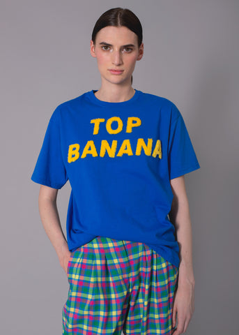 'Top Banana' faux fur t-shirt