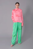 'AMORE' green trousers